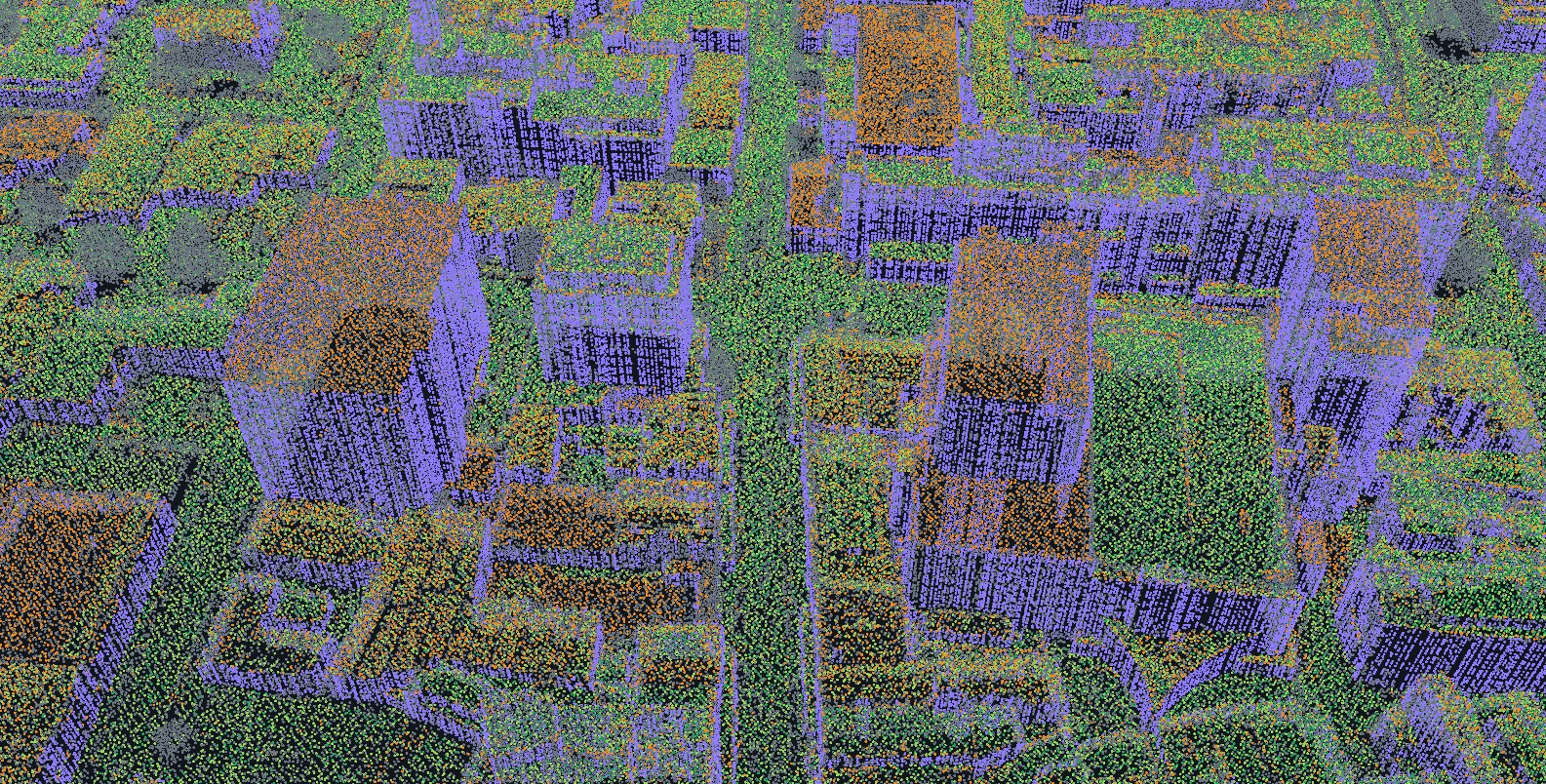 Hobart city centre coloured by confidence class
