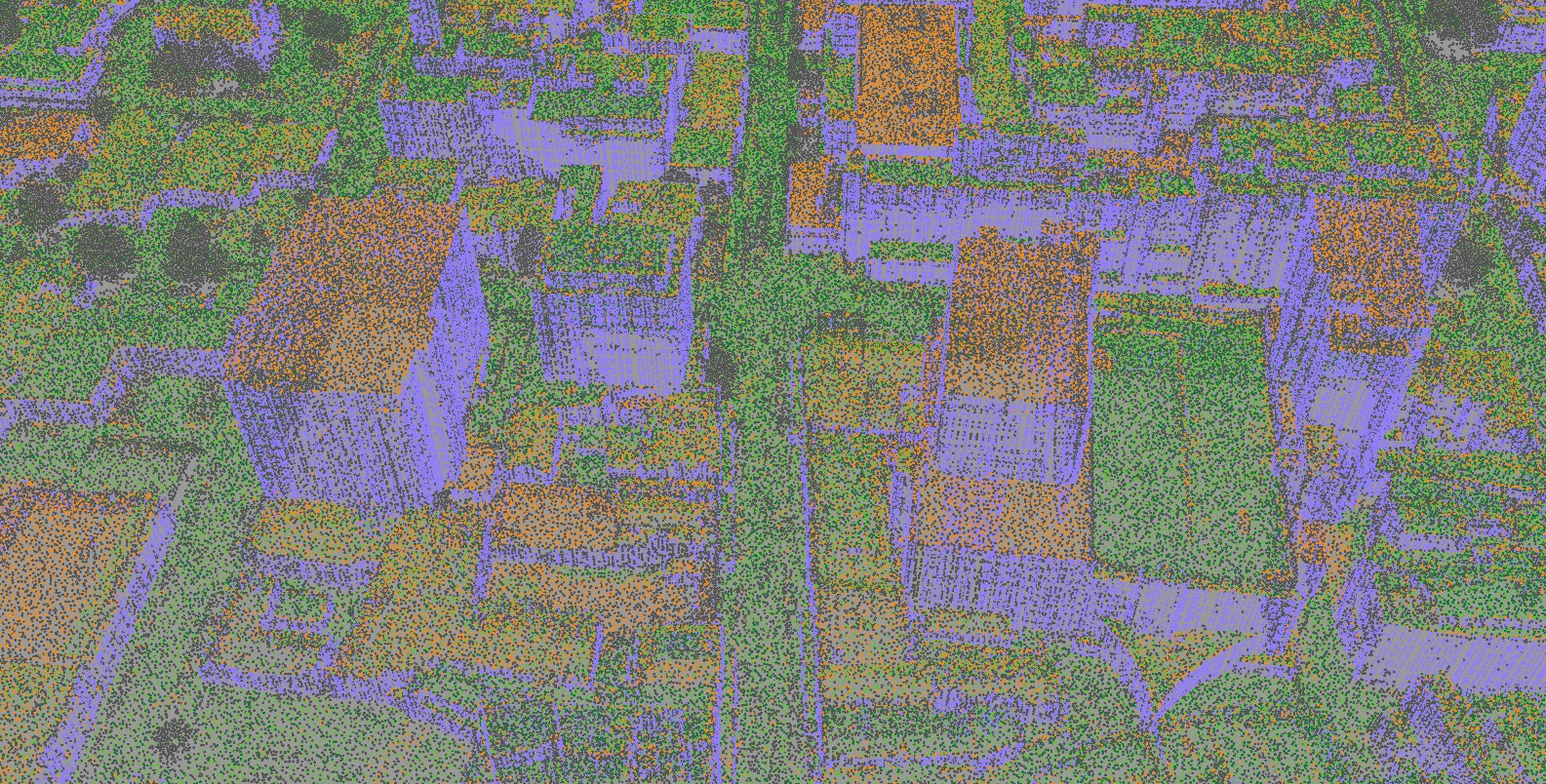 Hobart city centre coloured by confidence class